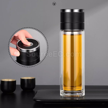 Customization Portable Glass Mug  Corporate Gifts