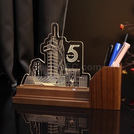 Customization Custom Acrylic Lighted Trophies Corporate Gifts