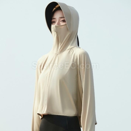 Customization UV Protection Hooded Ultra-Thin Sun Protection Clothing Corporate Gifts