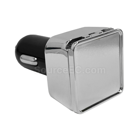 Customization Dual Square Metal Car Charger Corporate Gifts