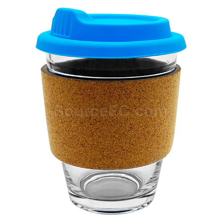 Customization Carlo Glass Coffee Cup - Cork Band Corporate Gifts