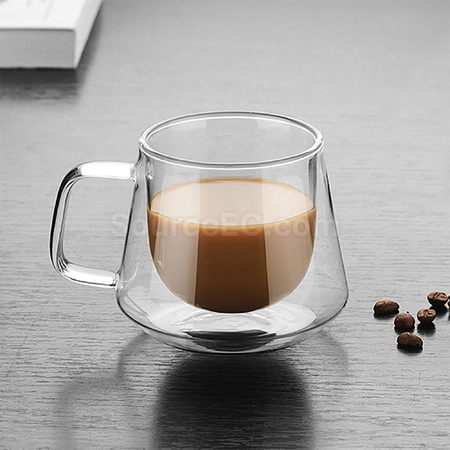 Customization Diamond Glass Coffee Cup Corporate Gifts