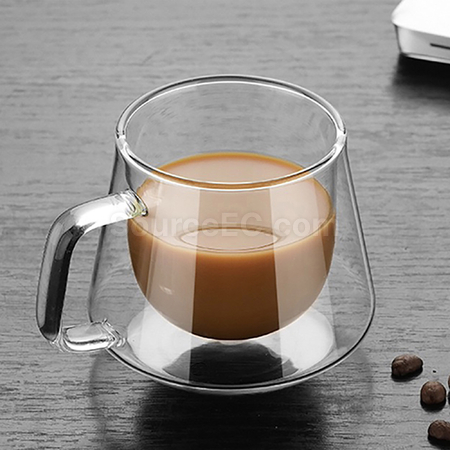 Customization Diamond Glass Coffee Cup Corporate Gifts