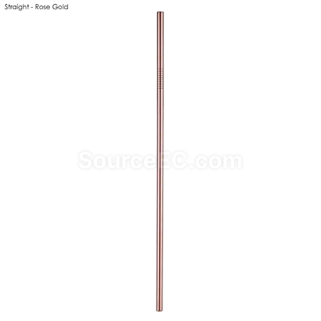 Customization Stainless Steel Straw 6MM x 266MM Corporate Gifts