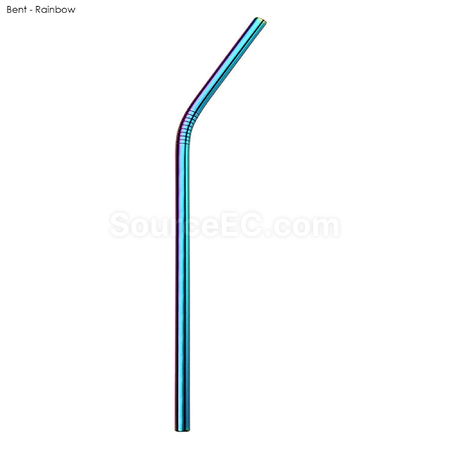 Customization Stainless Steel Straw 8MM x 215MM Corporate Gifts