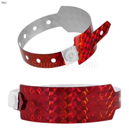 Customization Holographic Wrist Band 25mm Corporate Gifts