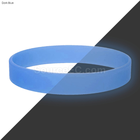 Customization Neon Glow Silicone Wrist Band Corporate Gifts