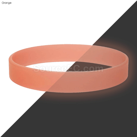 Customization Neon Glow Silicone Wrist Band Corporate Gifts