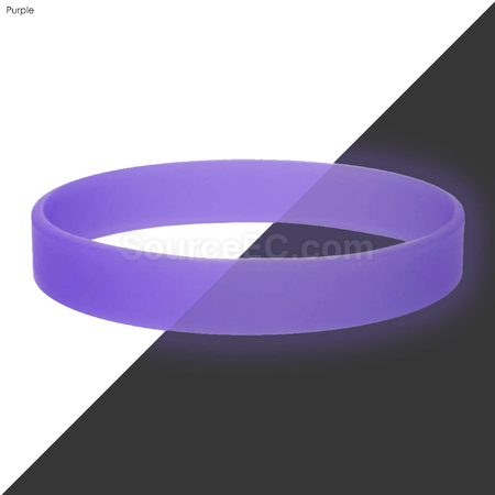 Customization Neon Glow Silicone Wrist Band Corporate Gifts