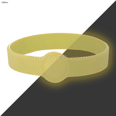Customization Neon Glow Silicone Wrist Band Custom Design Corporate Gifts