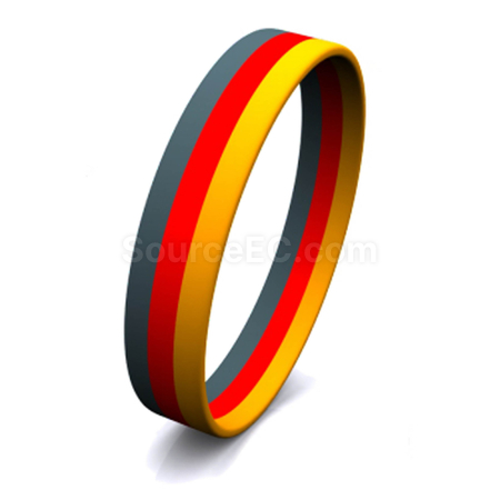 Customization Vibra Colour Silicone Wrist Band Corporate Gifts
