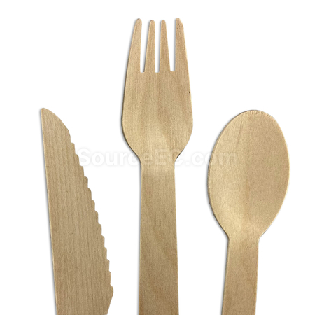 Customization 2pcs Wooden Cutlery Set Corporate Gifts