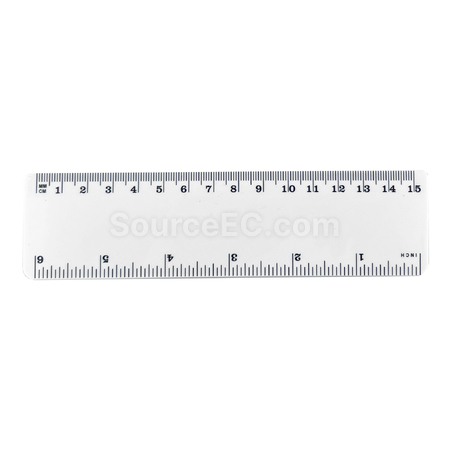 Customization Plastic Ruler 15cm Corporate Gifts