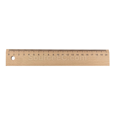 Customization Wood Ruler 20cm Corporate Gifts