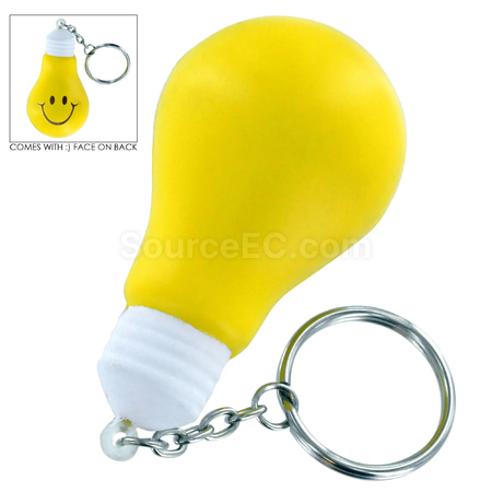 Customization Stress Lighting Blub Key Ring Corporate Gifts