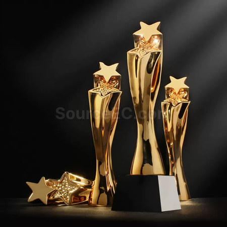 Customization Crystal Metal Trophy Corporate Gifts