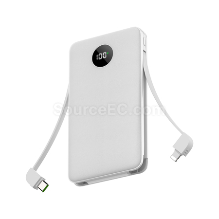 Customization Power Bank With Charging Cable Corporate Gifts
