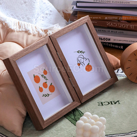 Customization Solid Wood Folding Photo Frame Corporate Gifts
