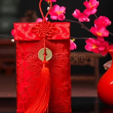Customization Fabric Red Envelope Corporate Gifts