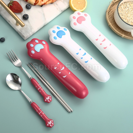 Customization Creative Cat Claw Stainless Steel Tableware Corporate Gifts
