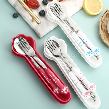 Customization Creative Cat Claw Stainless Steel Tableware Corporate Gifts