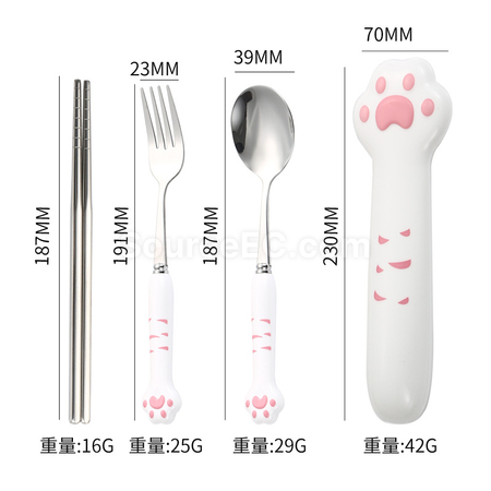 Customization Creative Cat Claw Stainless Steel Tableware Corporate Gifts