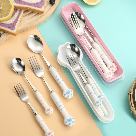 Customization Creative Cat Claw Stainless Steel Tableware Corporate Gifts