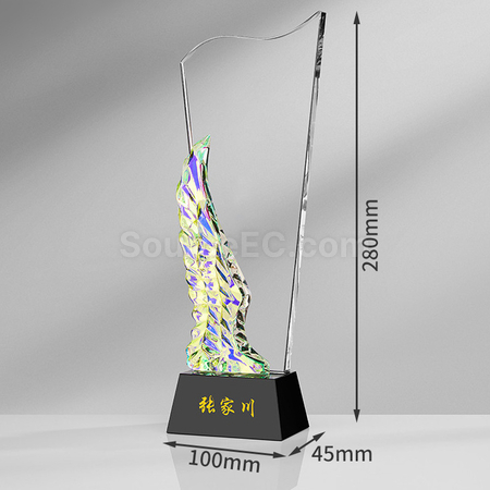 Customization Gradient Crystal Trophy Corporate Gifts