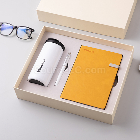 Customization Insulating Cup+Pen+Notebook Set Corporate Gifts