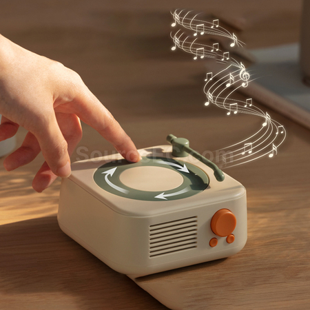 Customization RetroRecord Bluetooth Speaker Corporate Gifts