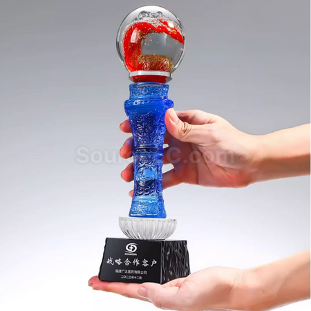 Customization Glass Crystal Trophy Corporate Gifts