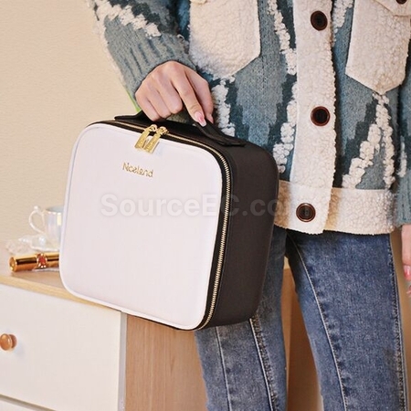 Customization Large Capacity Cosmetic Bag With LED Light Corporate Gifts