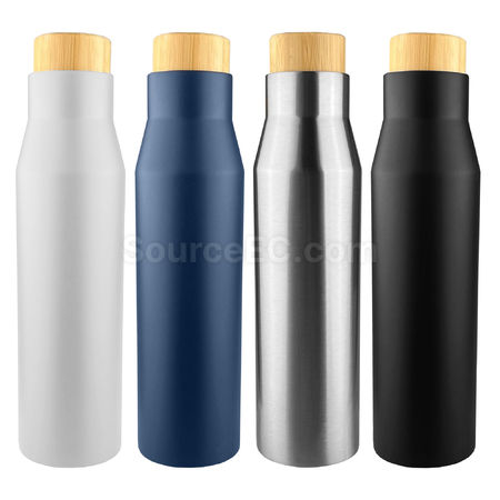 Customization 20OZ Double-layer Vacuum Inner 304 Stainless Steel Bamboo Lid Thermos Cup Corporate Gifts