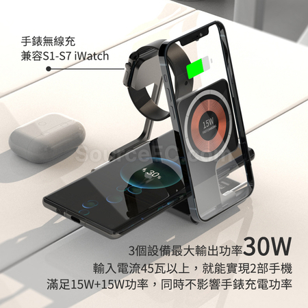 Customization 3-In-1 Wireless Charging Stand Corporate Gifts