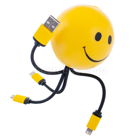 Customization Stress Ball Charging Cable Set Corporate Gifts