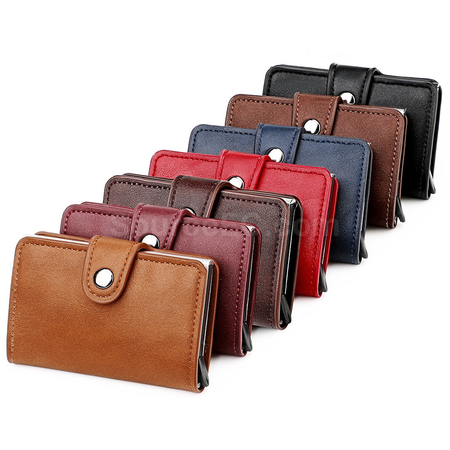 Customization PU RFID Card Holder Wallet Corporate Gifts