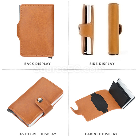 Customization PU RFID Card Holder Wallet Corporate Gifts