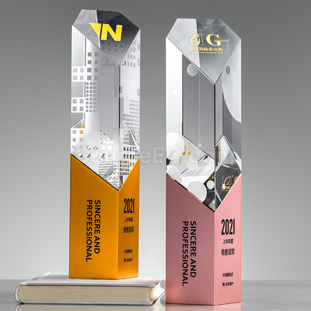 Customization Metal Crystal Trophy Corporate Gifts