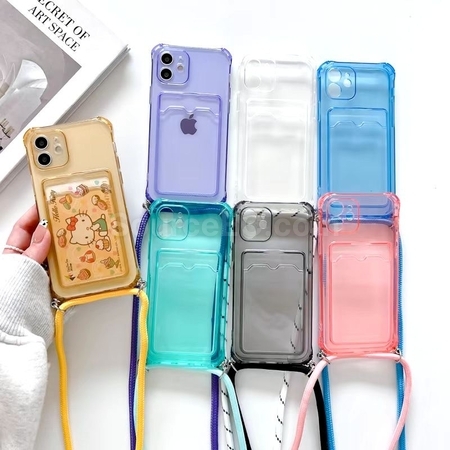 Customization Lanyard TPU Phone Case with Card Holder Corporate Gifts
