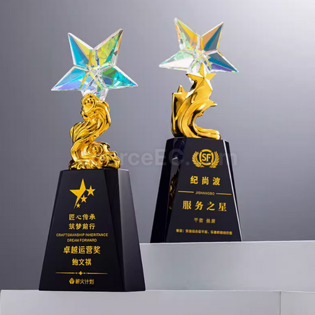 Customization Glass Crystal Trophy Corporate Gifts