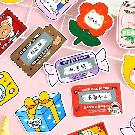 Customization DIY lucky scratch card Corporate Gifts
