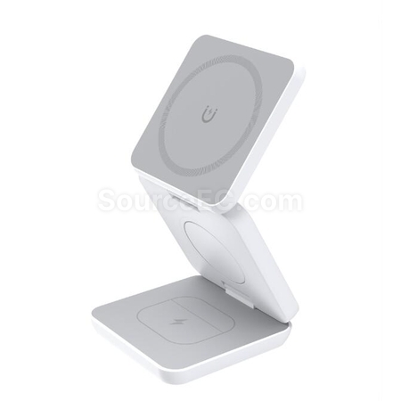 Customization Foldable Wireless Magnetic Three-In-One Charger Corporate Gifts