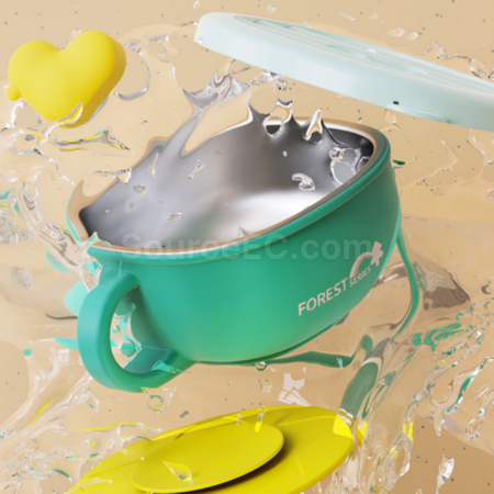 Customization Drop Resistant 316 Stainless Steel Baby Bowl Corporate Gifts