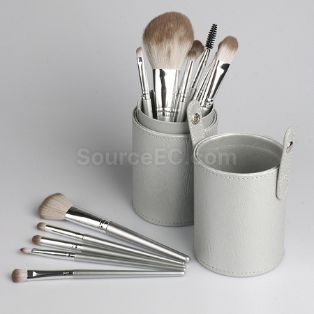 Customization Stylish Leather Brush Storage Tube Corporate Gifts