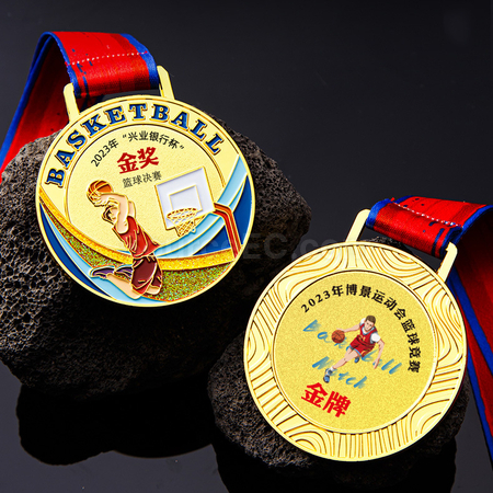Customization Basketball Metal Medal Corporate Gifts