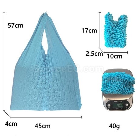 Customization Large Capacity Magic Pleated Bubble Bag Corporate Gifts