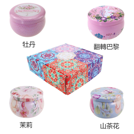 Customization Romantic Scented Candle Gift Box Set Corporate Gifts