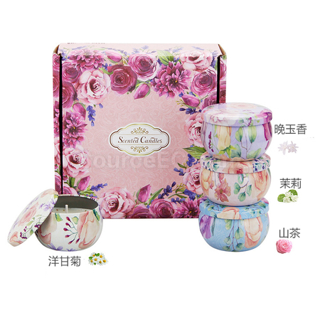 Customization Romantic Scented Candle Gift Box Set Corporate Gifts