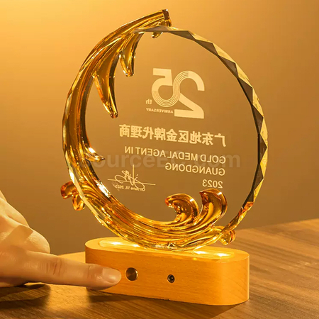 Customization Colored Glaze Trophy Corporate Gifts