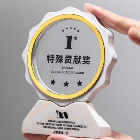 Customization Marble Crystal Seat Corporate Gifts